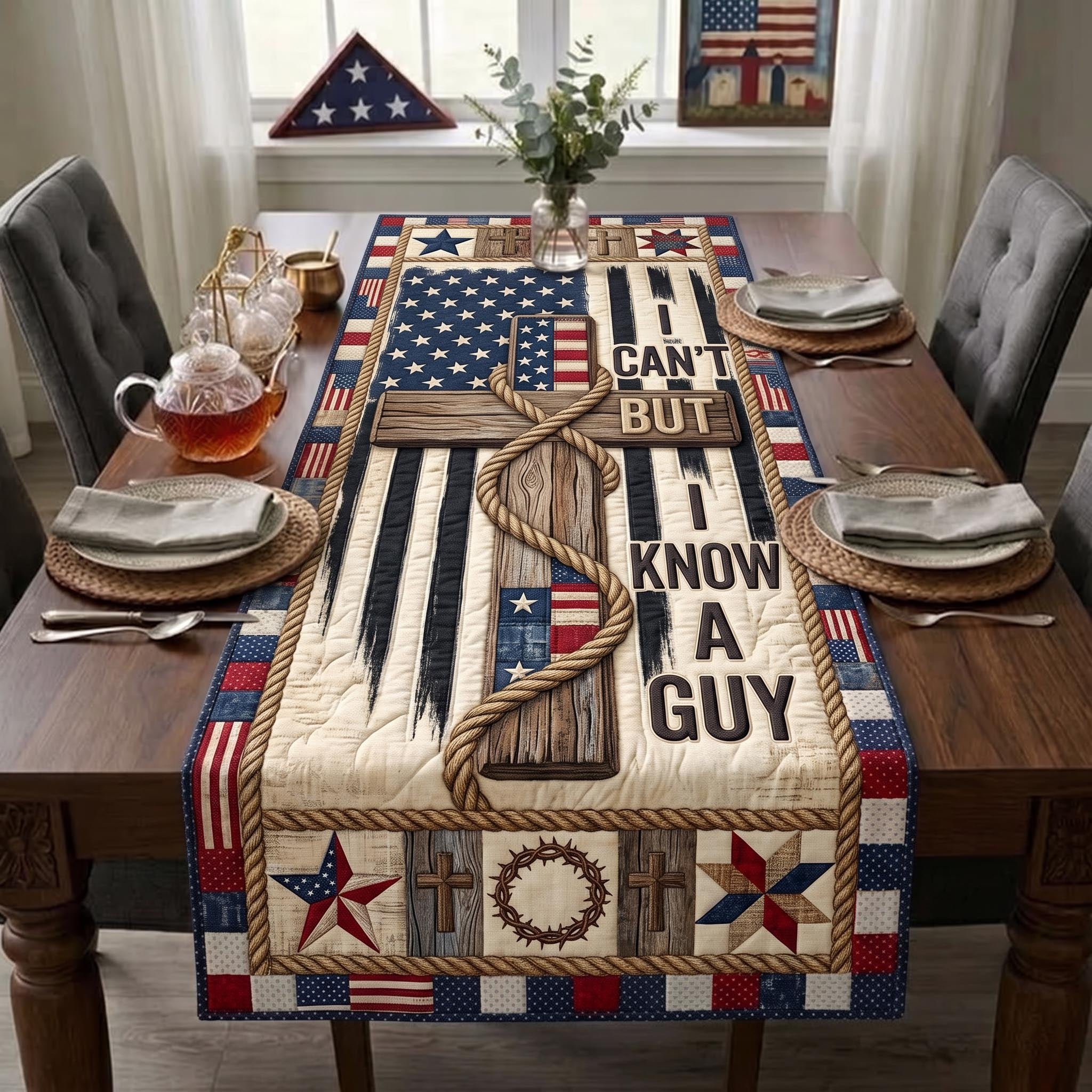 Holy Cross Table Runner