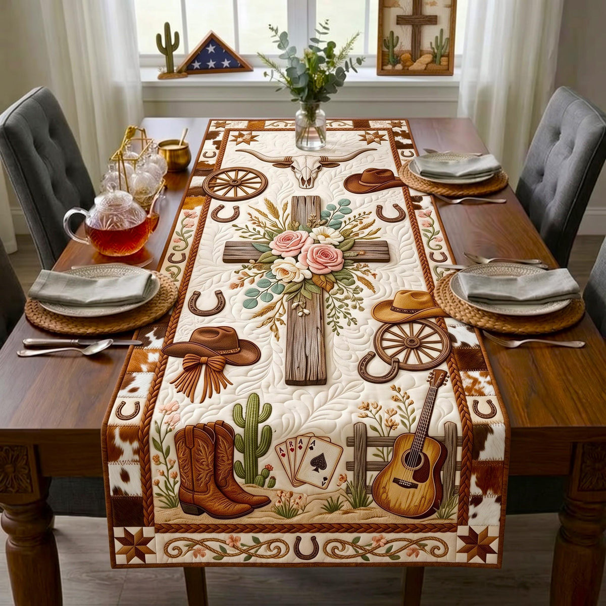 Cross Hope Table Runner