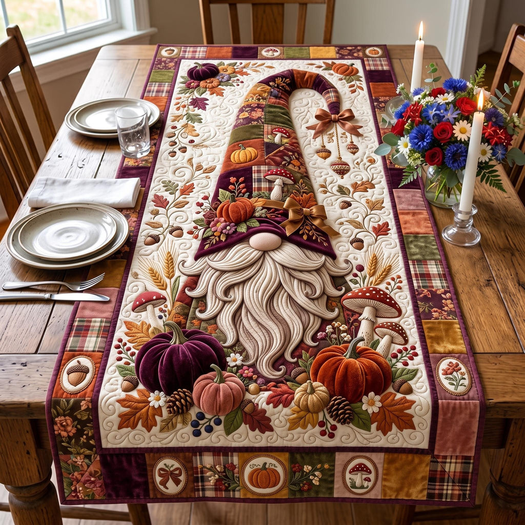 Maple Gnome Table Runner