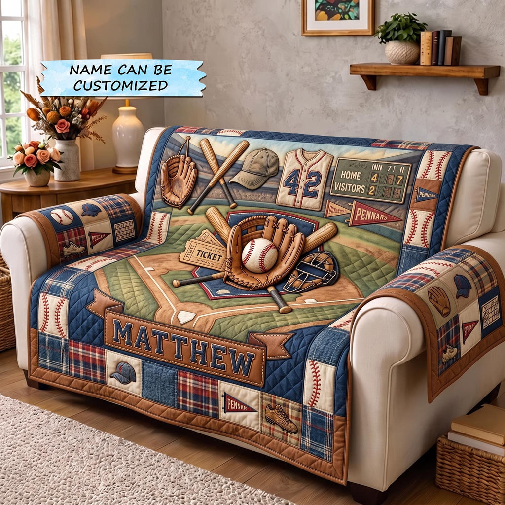 Baseball Pride Qtcuz Sofa Cover