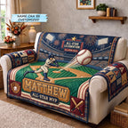 Matthew All Star MVP on the Ball Field Sofa Cover