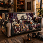 Skeleton Vibes Sofa Cover