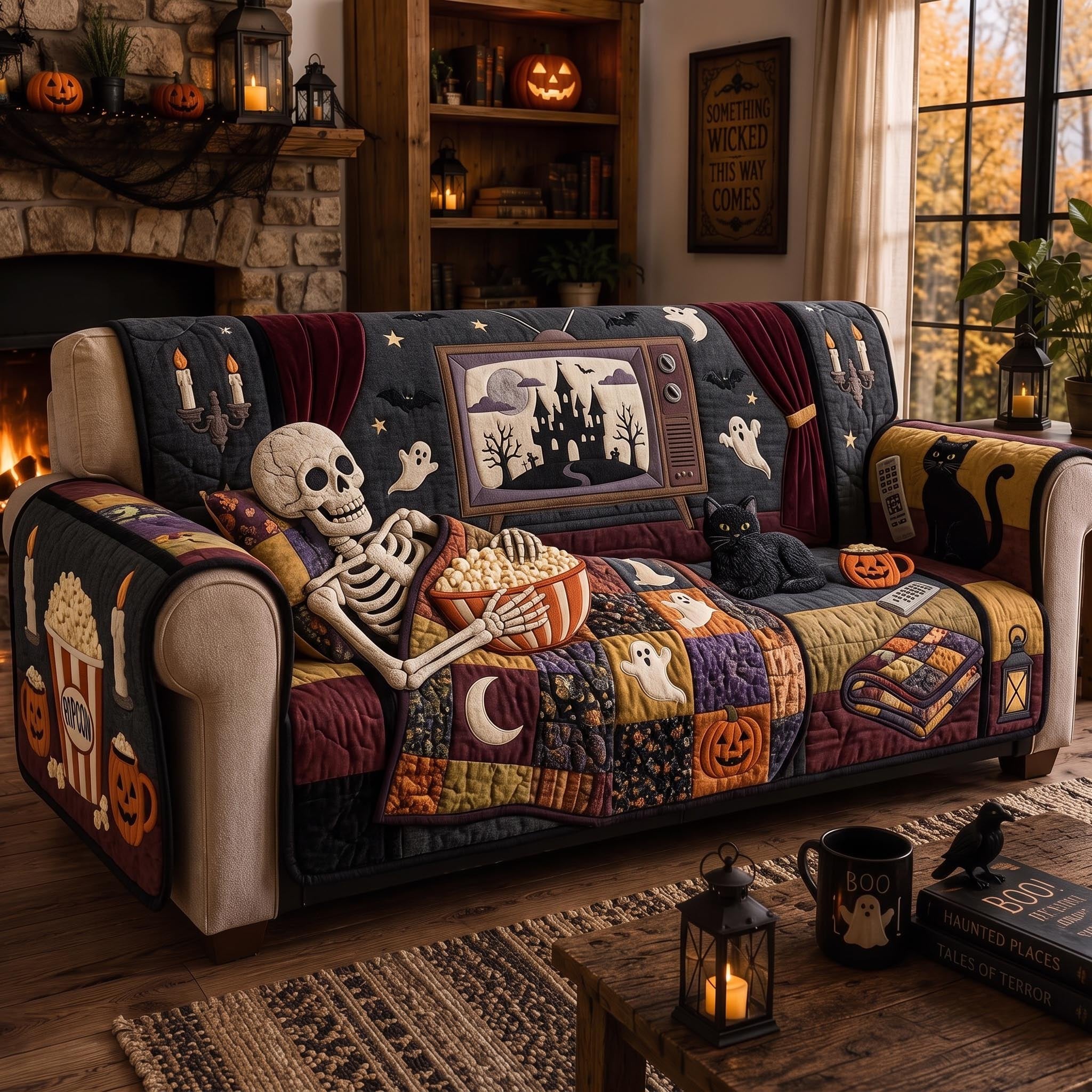 Skeleton Harvest Sofa Cover