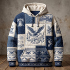 Freedom Eagle hoodie, all-over print