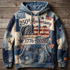 America 250 hoodie, all-over print