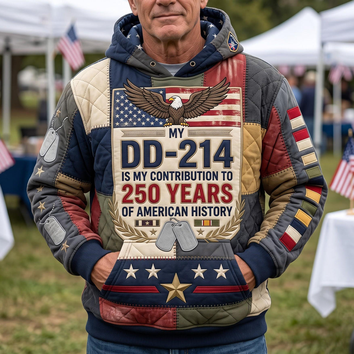 Dd214 Legacy hoodie, all-over print