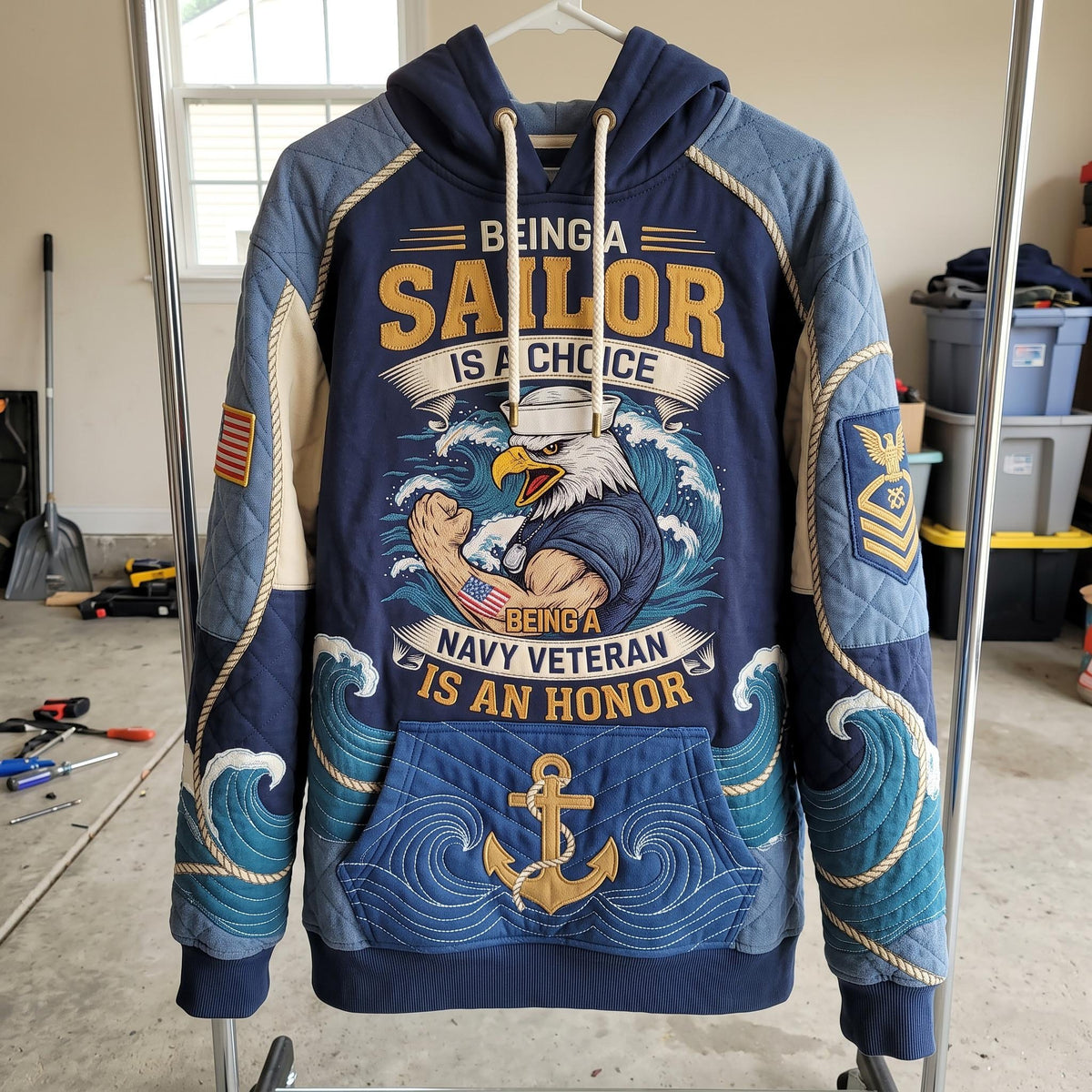Sailor Honor hoodie, all-over print
