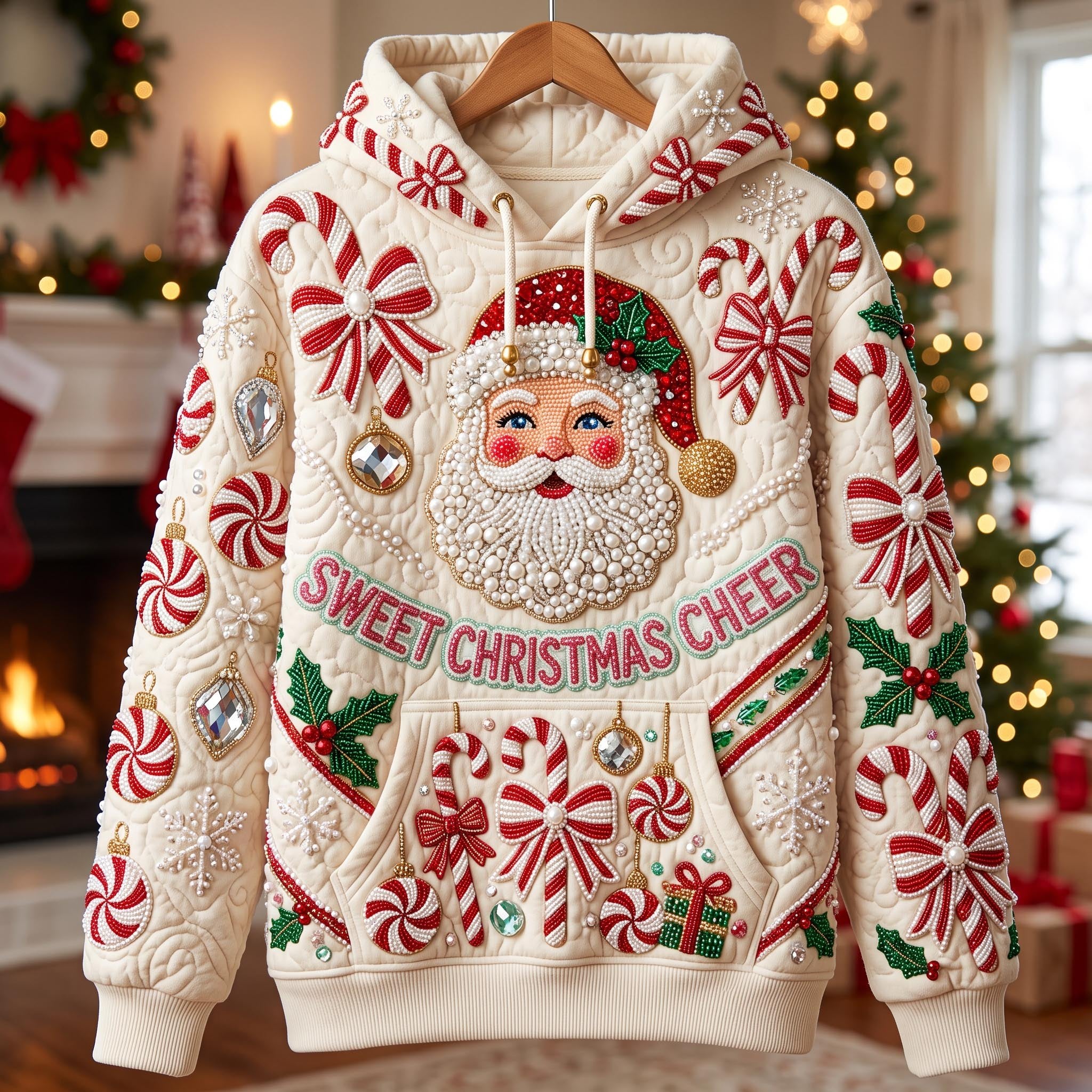 Christmas Cheer hoodie, all-over print