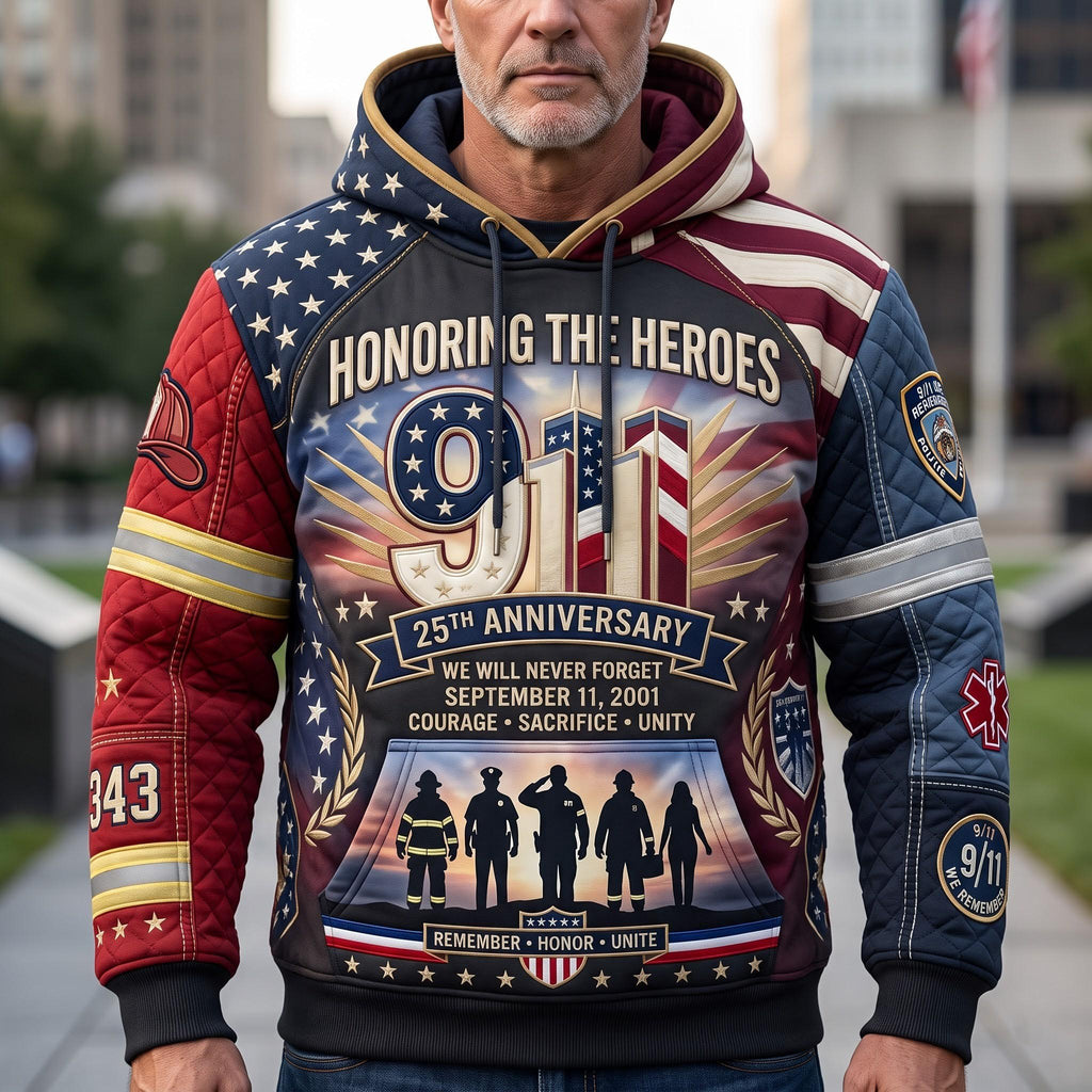 Firefighter Honor hoodie, all-over print