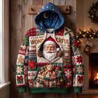 Wonderful Santa hoodie, all-over print