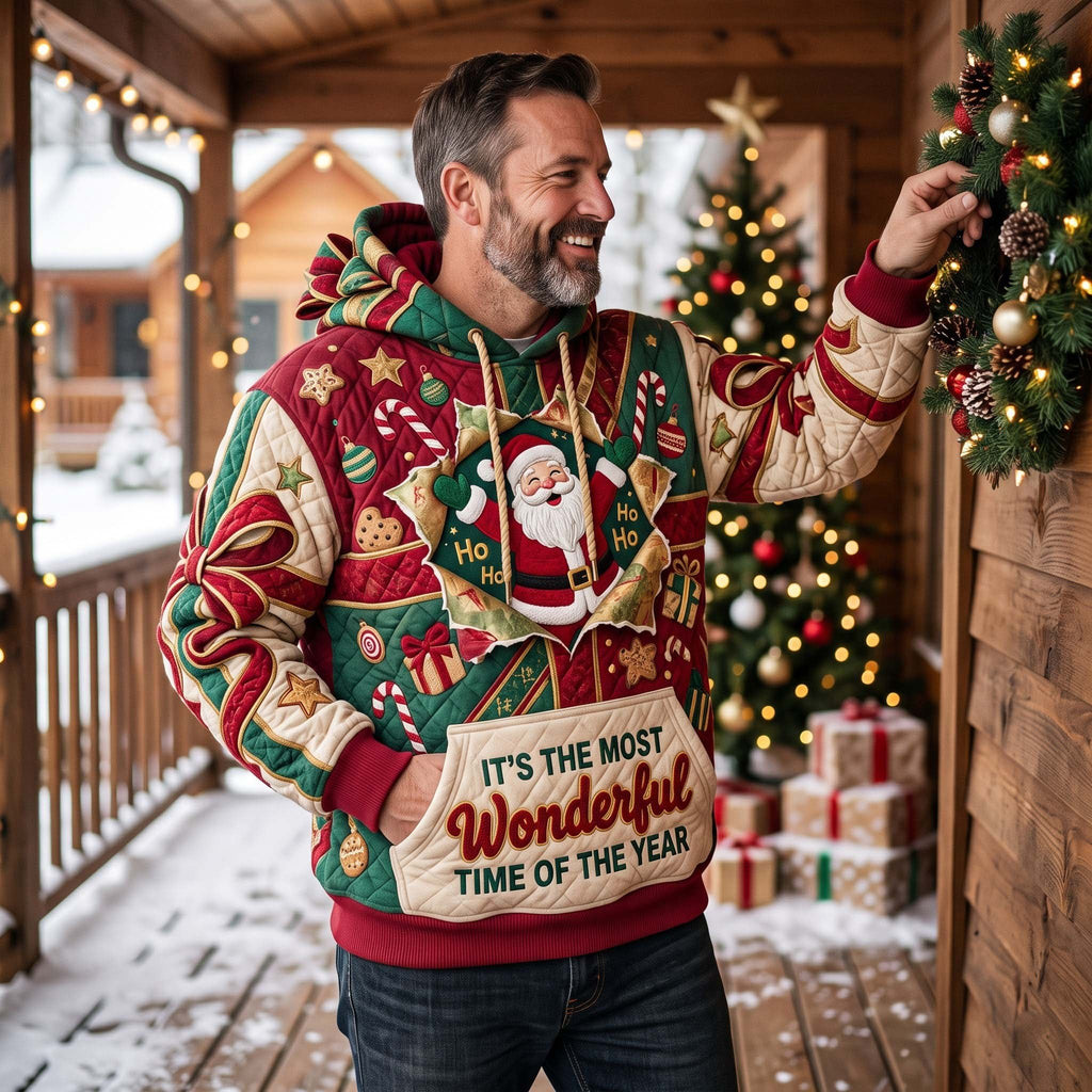 Wonderful Time hoodie, all-over print