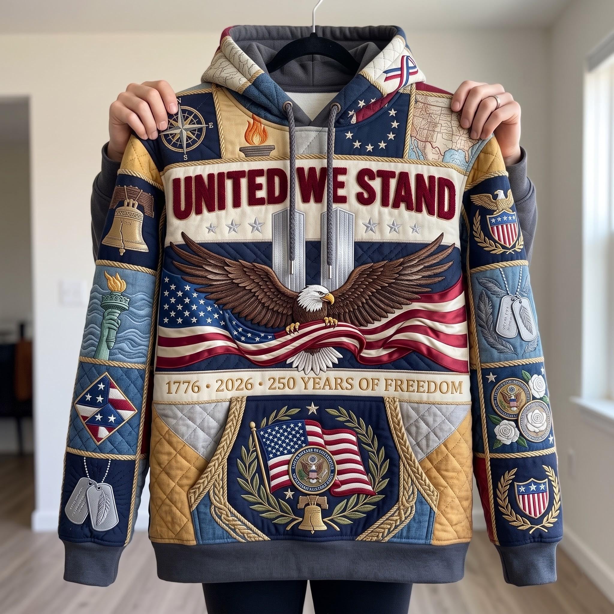 United Stand hoodie, all-over print