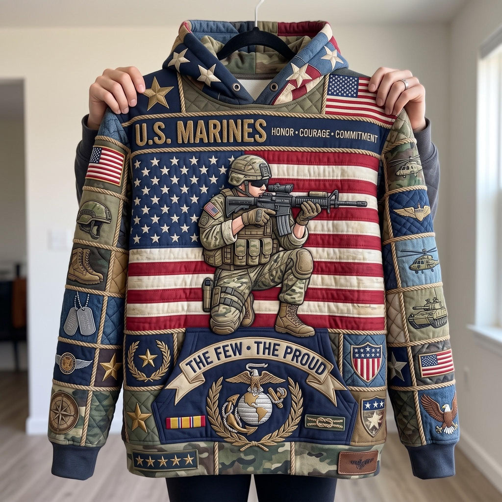 Marine Pride hoodie, all-over print