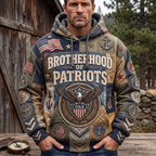 Patriot Bond hoodie, all-over print