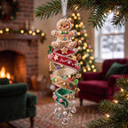 Gingerbread Spiral Christmas Ornament