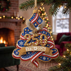 Patriot Tree Christmas Ornament