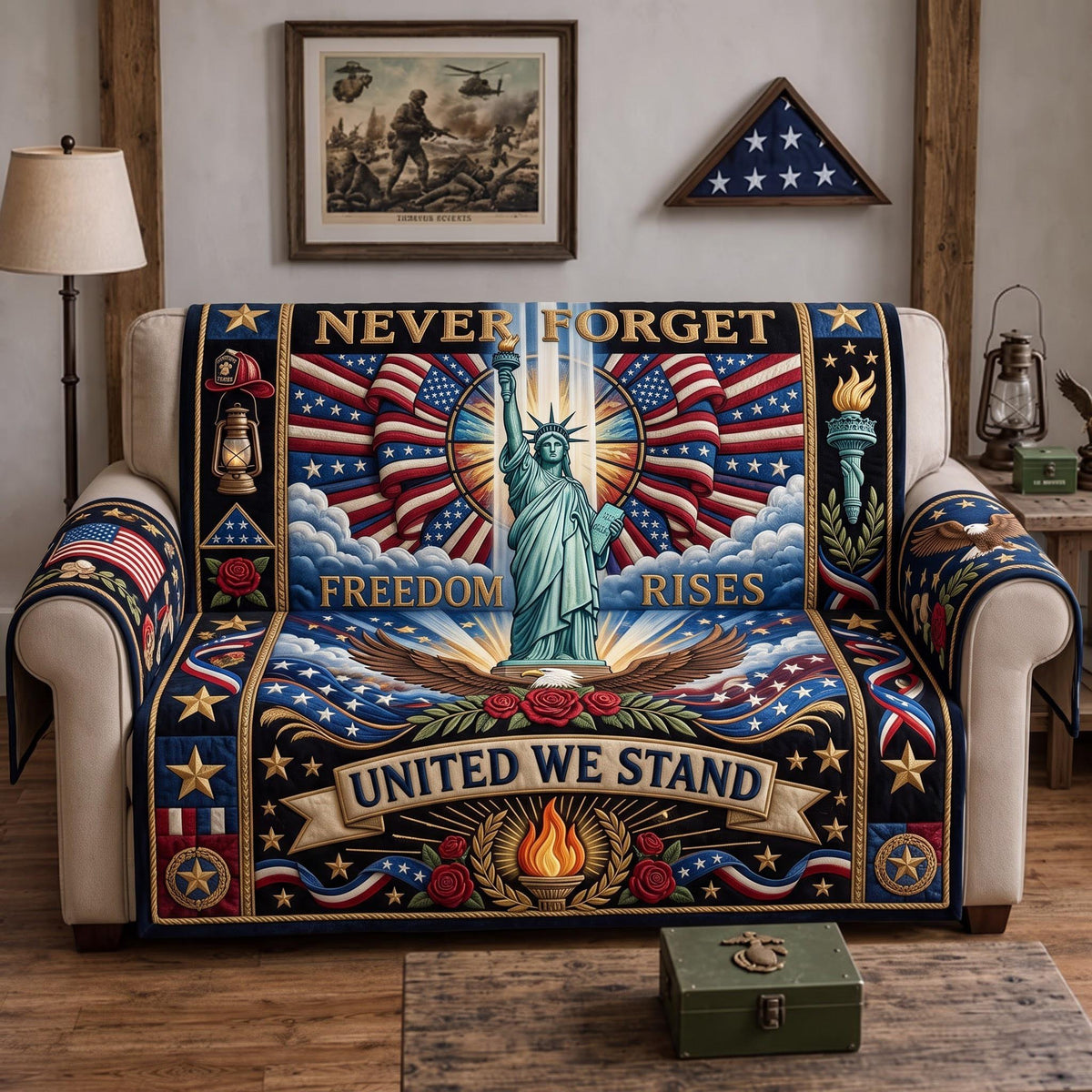 Freedom Rises Sofa Cover