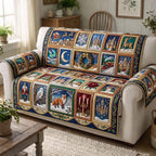 Holiday Patchwork Sofa Cover
