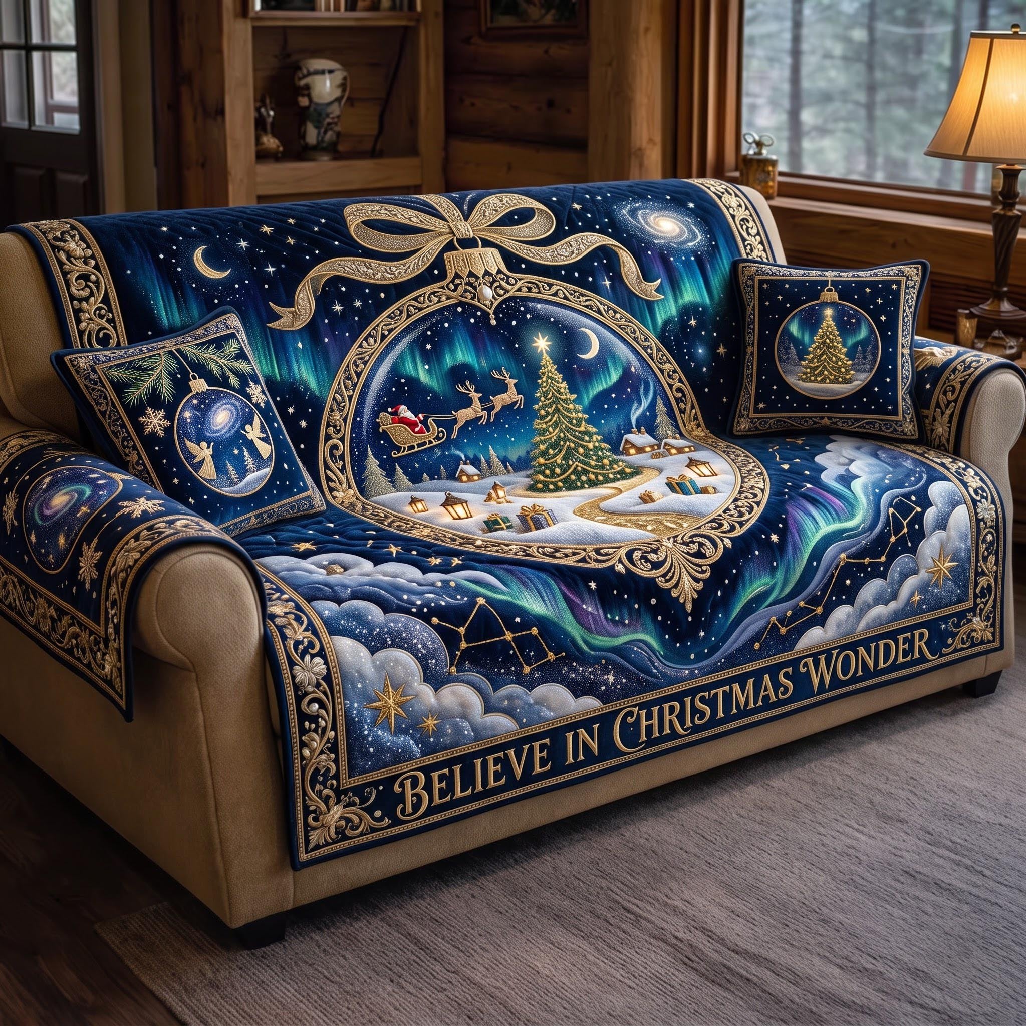 Christmas Wonder Sofa Cover