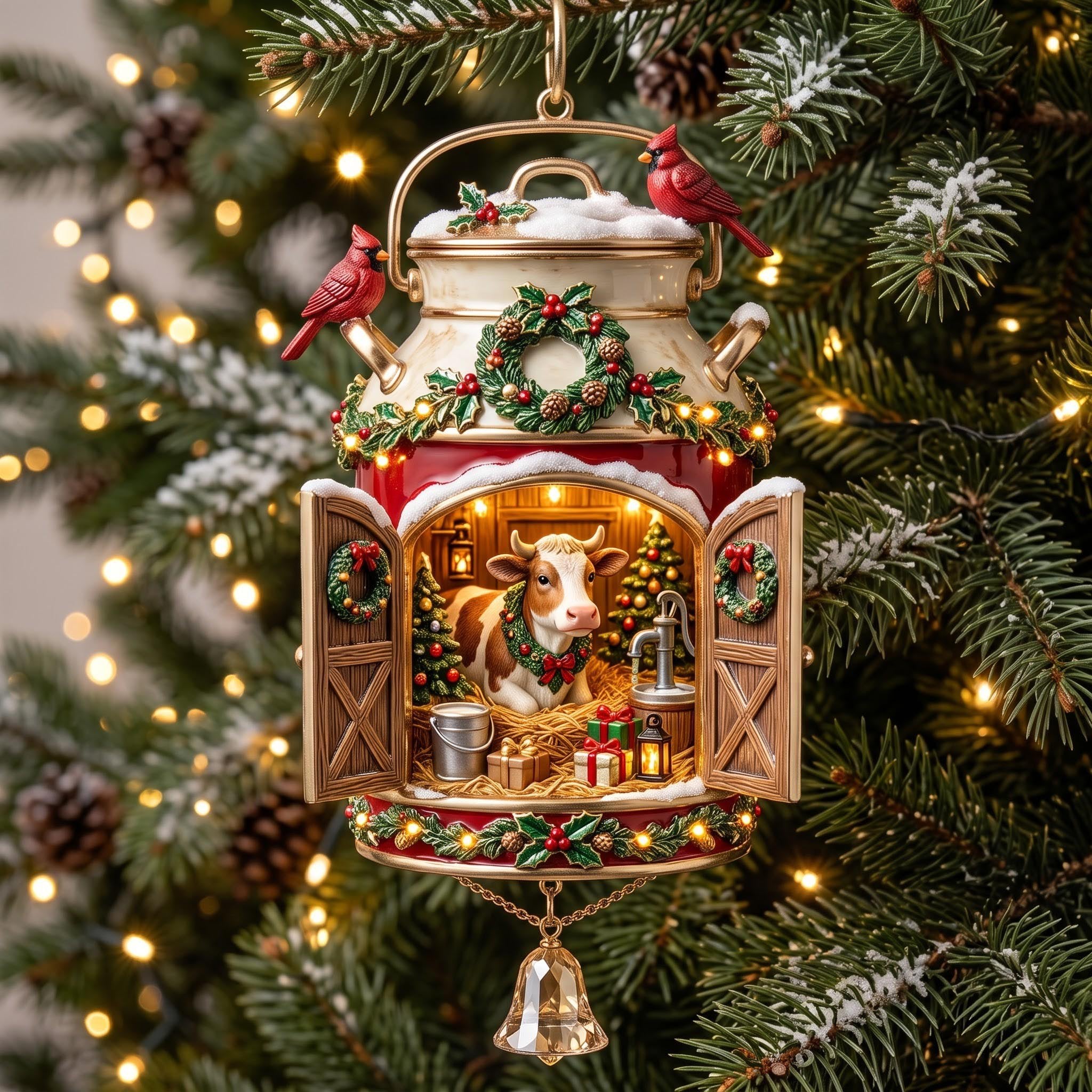 Stable Lantern Christmas Ornament
