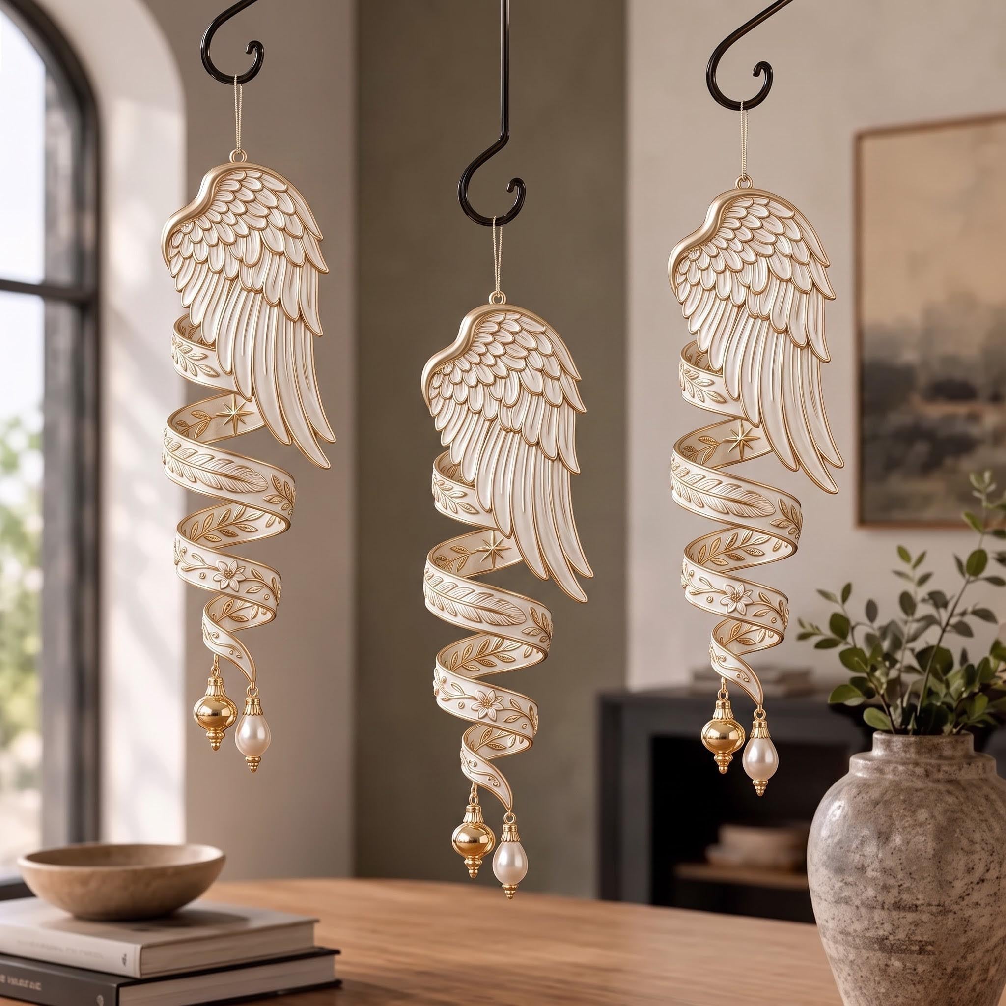 Angel Spiral Christmas Ornament