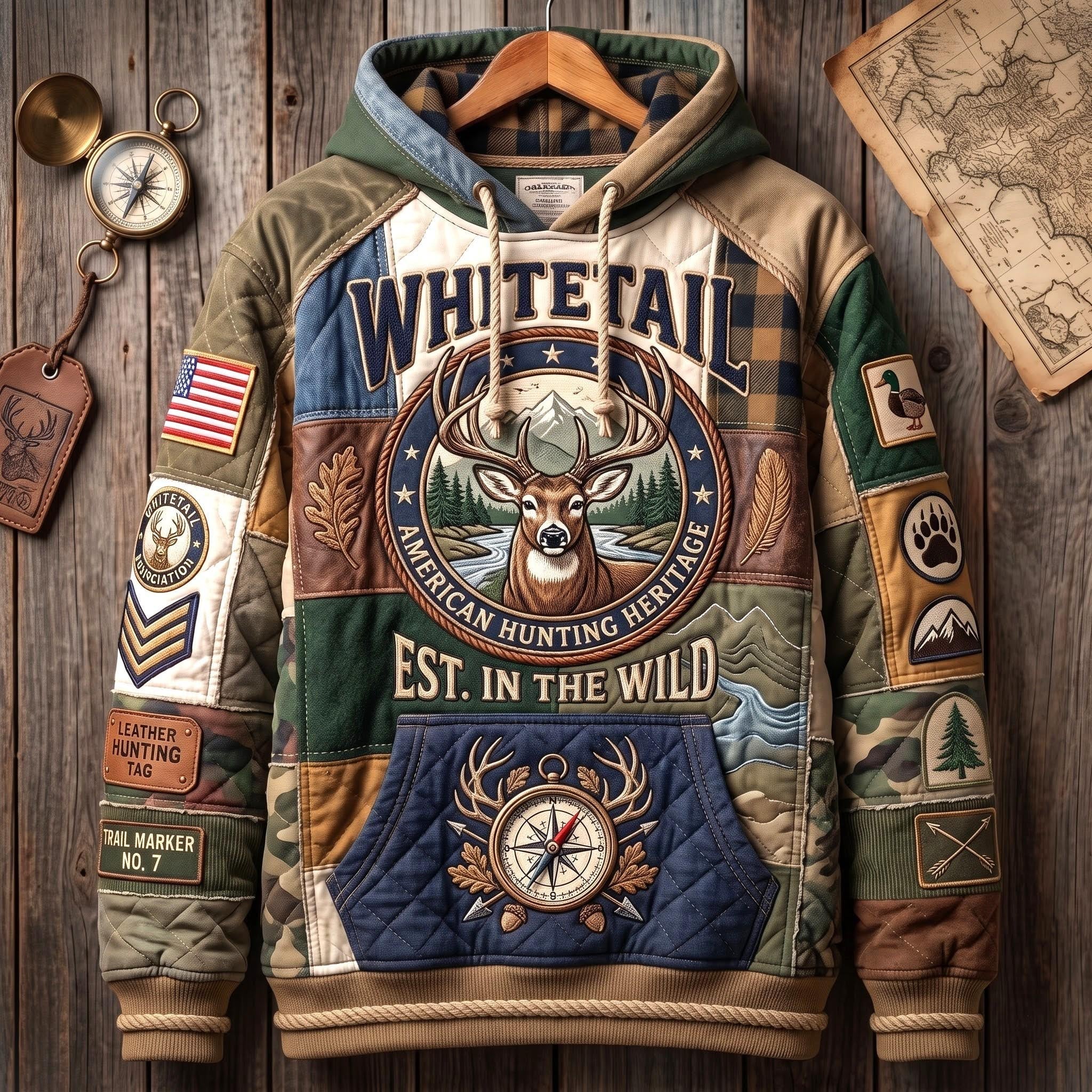 Whitetail Legacy hoodie, all-over print