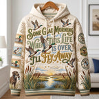 Morning Glory hoodie, all-over print