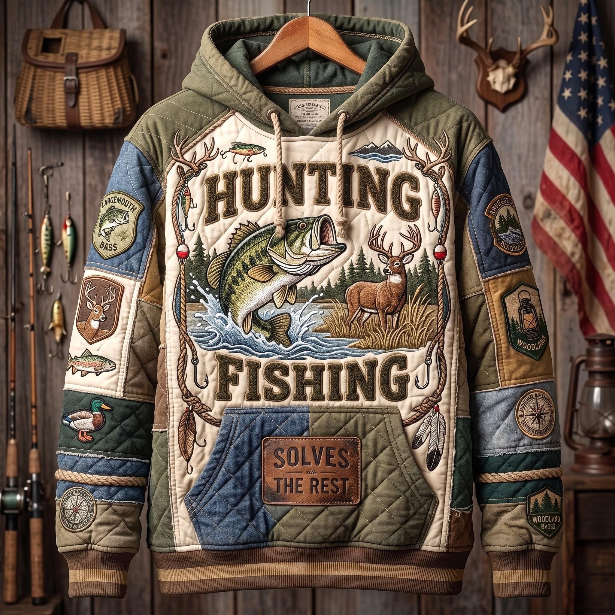 Hunting Therapy hoodie, all-over print
