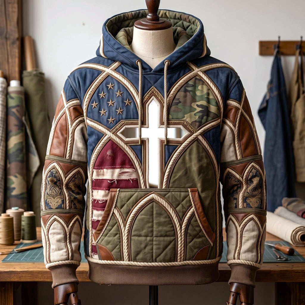 Cathedral Faith hoodie, all-over print