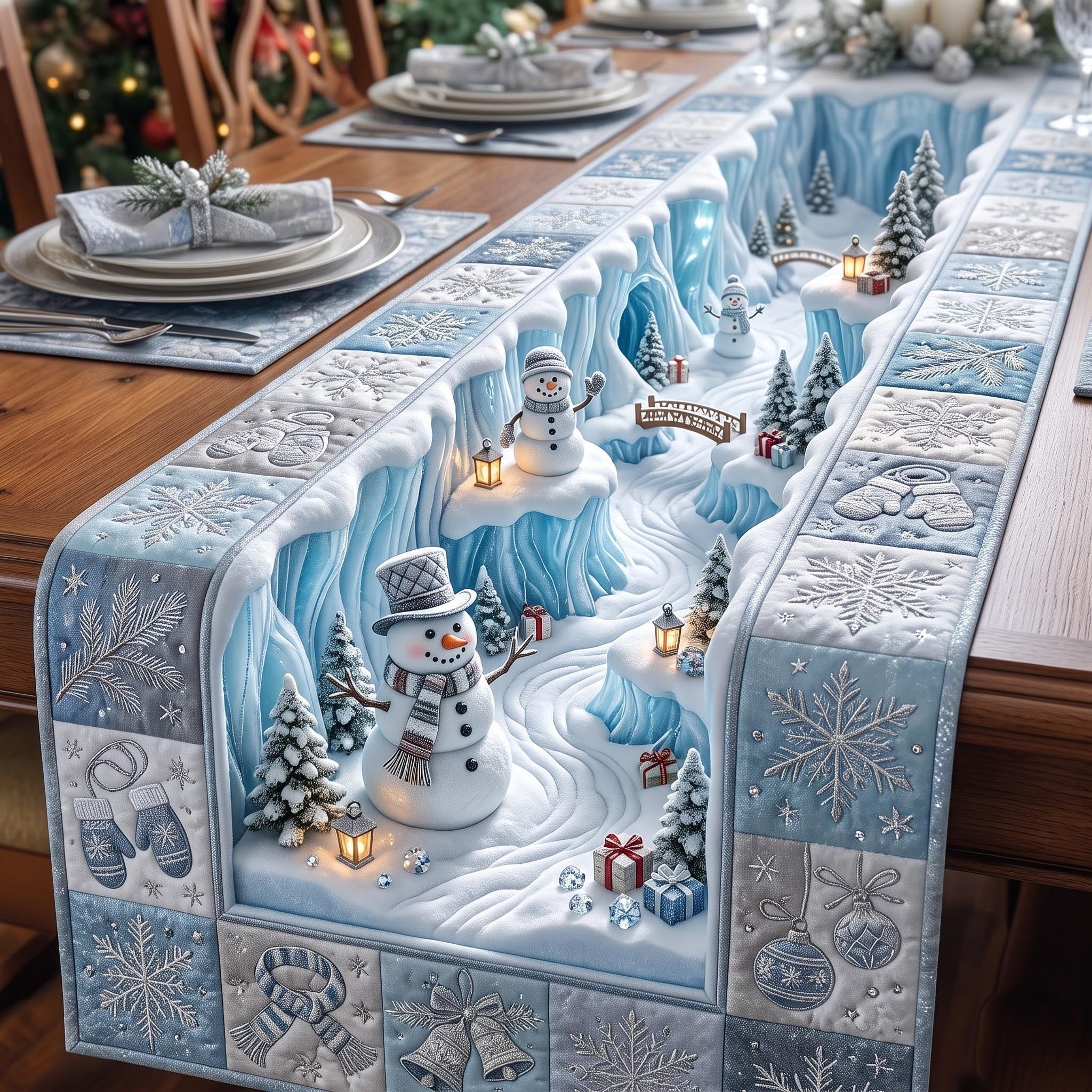 Frost Hollow Table Runner
