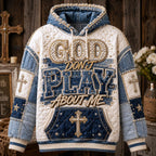 God First hoodie, all-over print