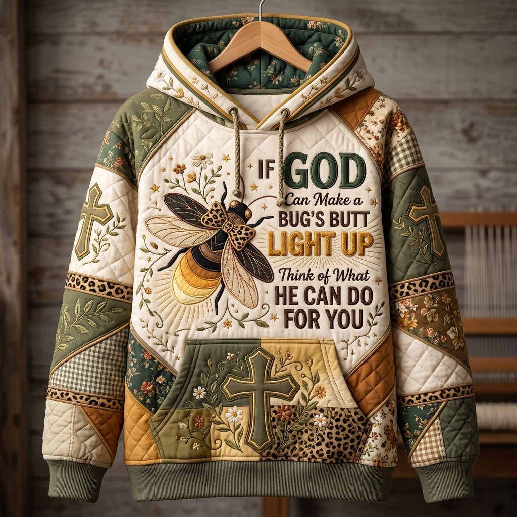 Bee Faith hoodie, all-over print