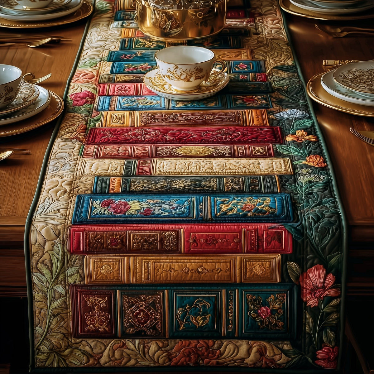 Cozy Book Table Runner