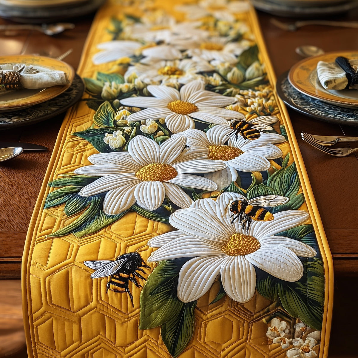 Bee Table Runner