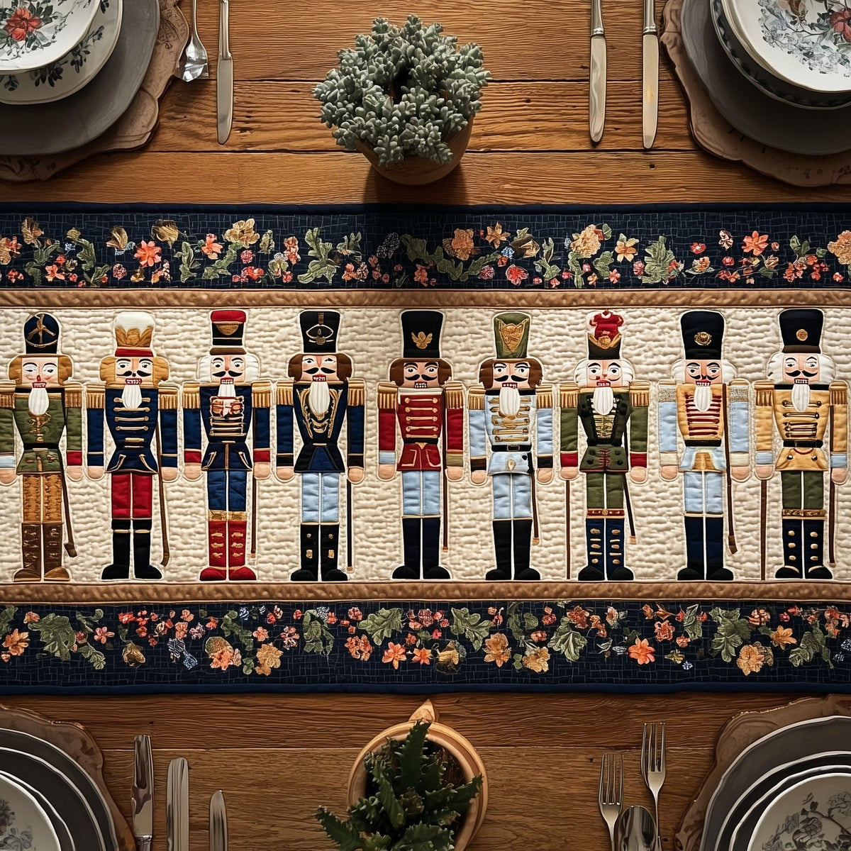 Nutcracker Guard Table Runner