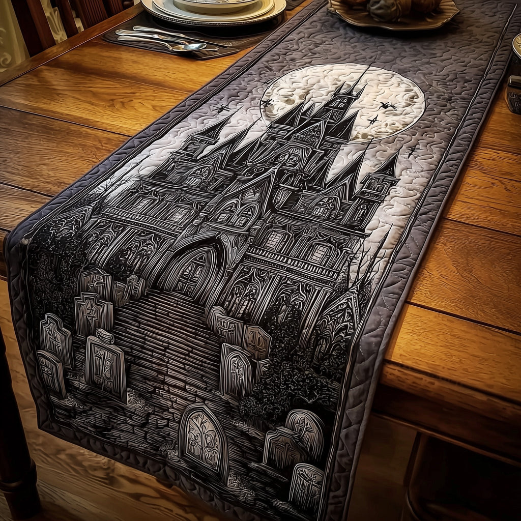 Haunted Manor Table Runner