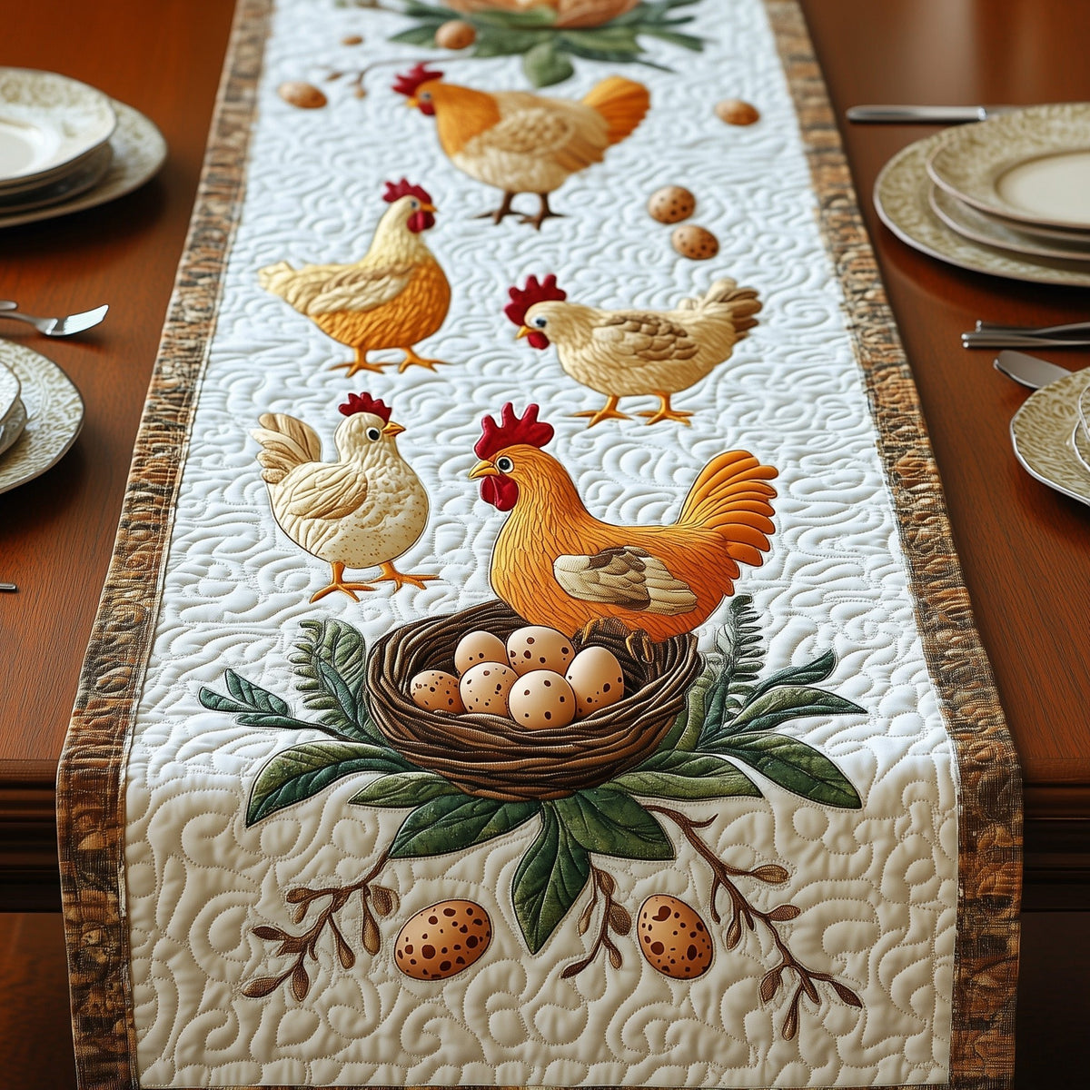 Hens Table Runner