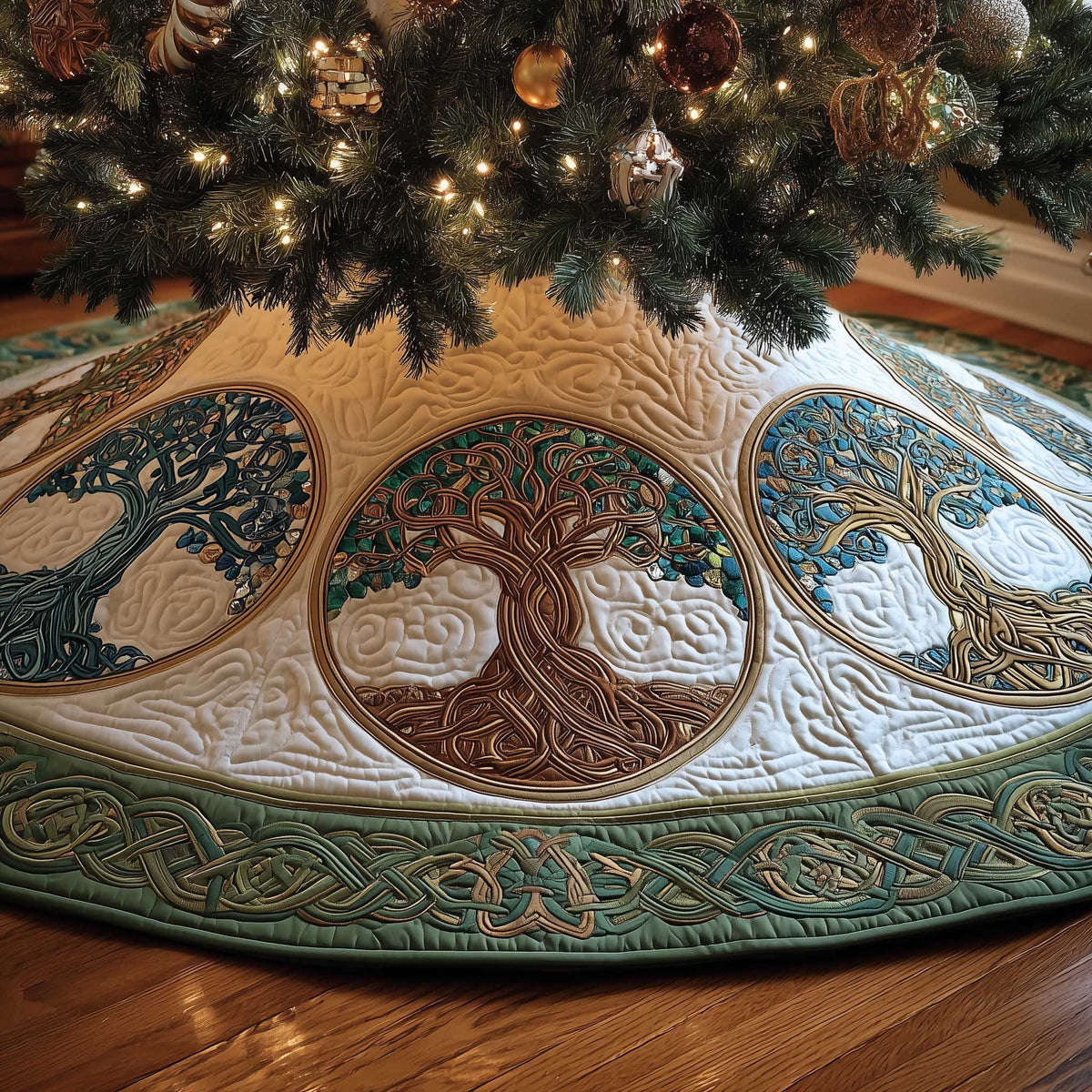 Tree of Life Christmas Tree Skirt
