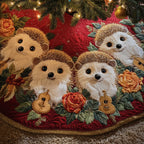 Hedgehog Christmas Tree Skirt