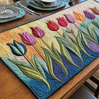 Colorful Tulip Table Runner