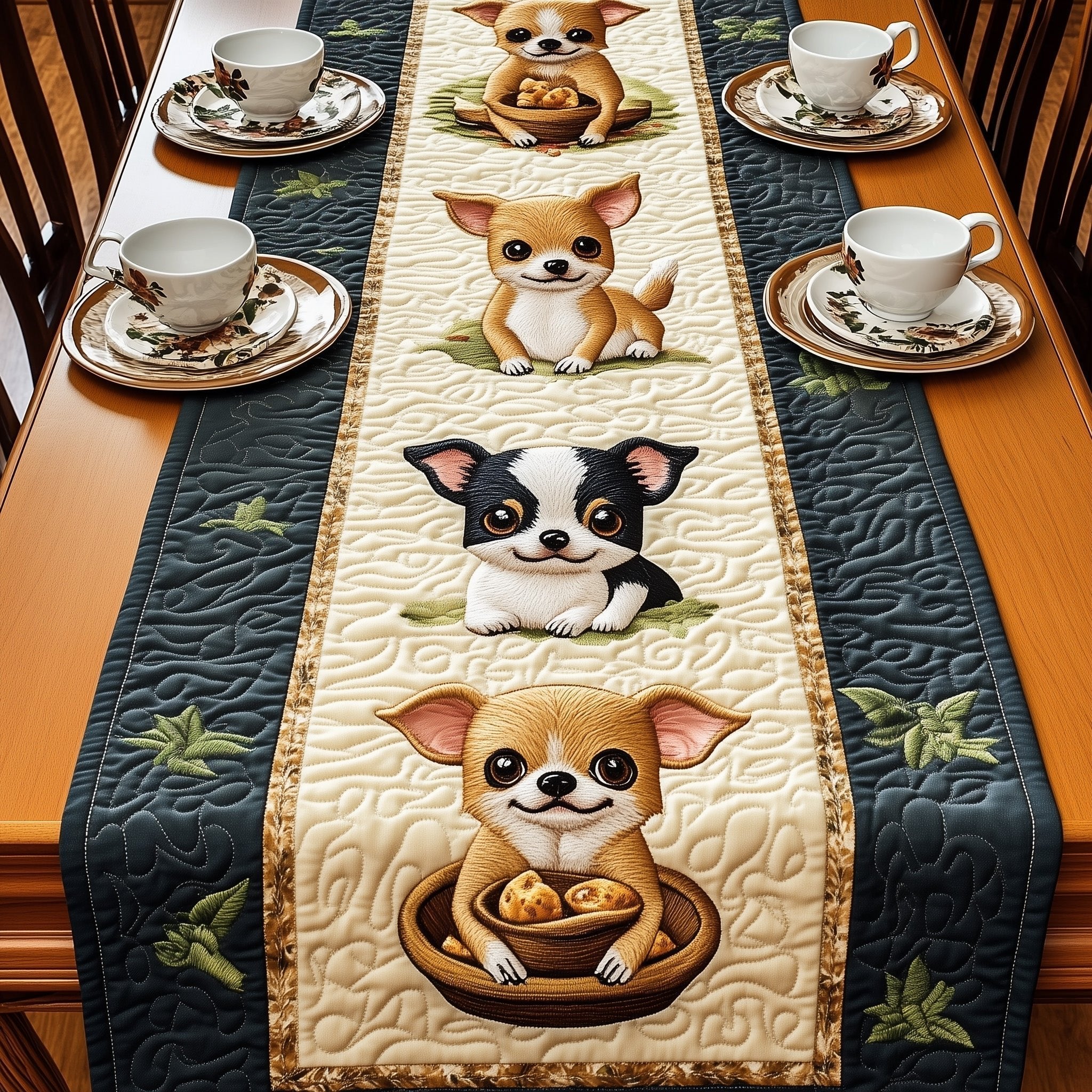 Chihuahua Table Runner