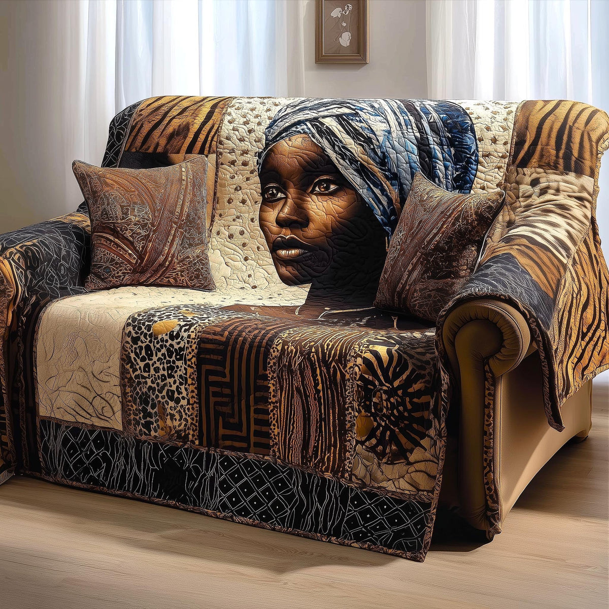 Melanin Grace Sofa Cover