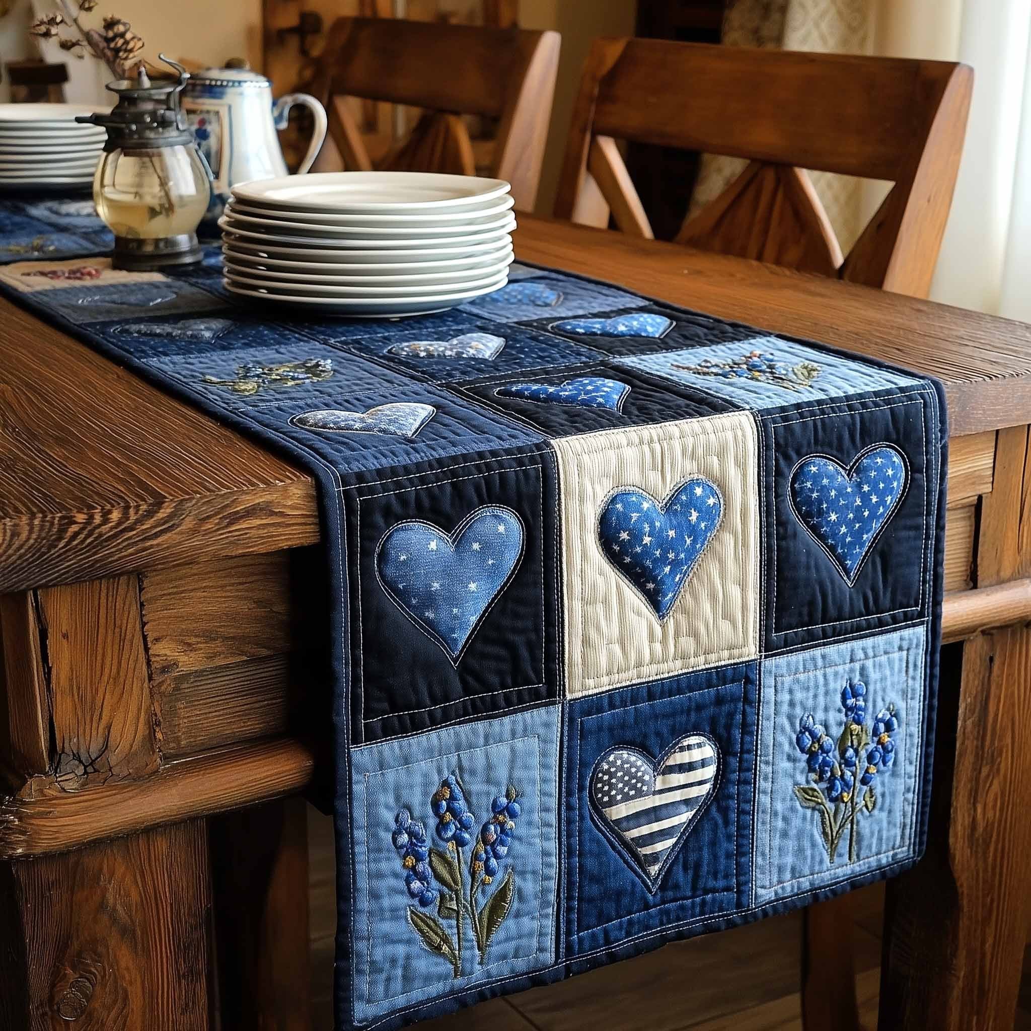 Country Bloom Table Runner