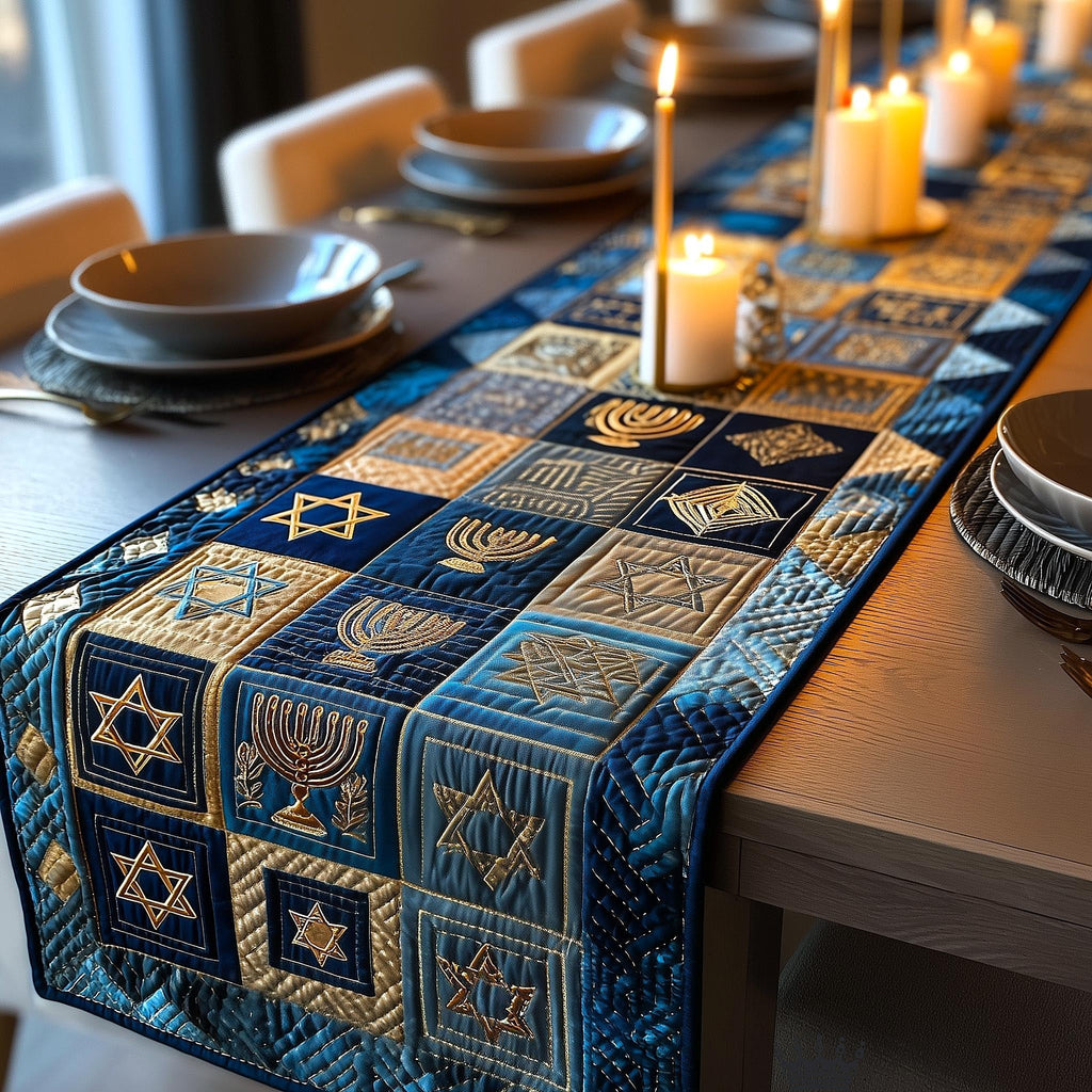 Hanukkah Glow Table Runner
