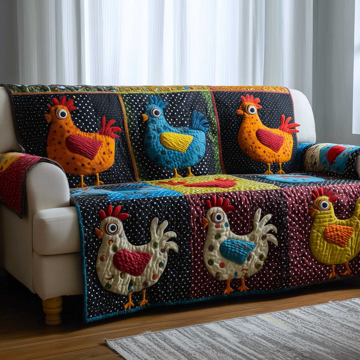 Clucky Charm Sofa Cover