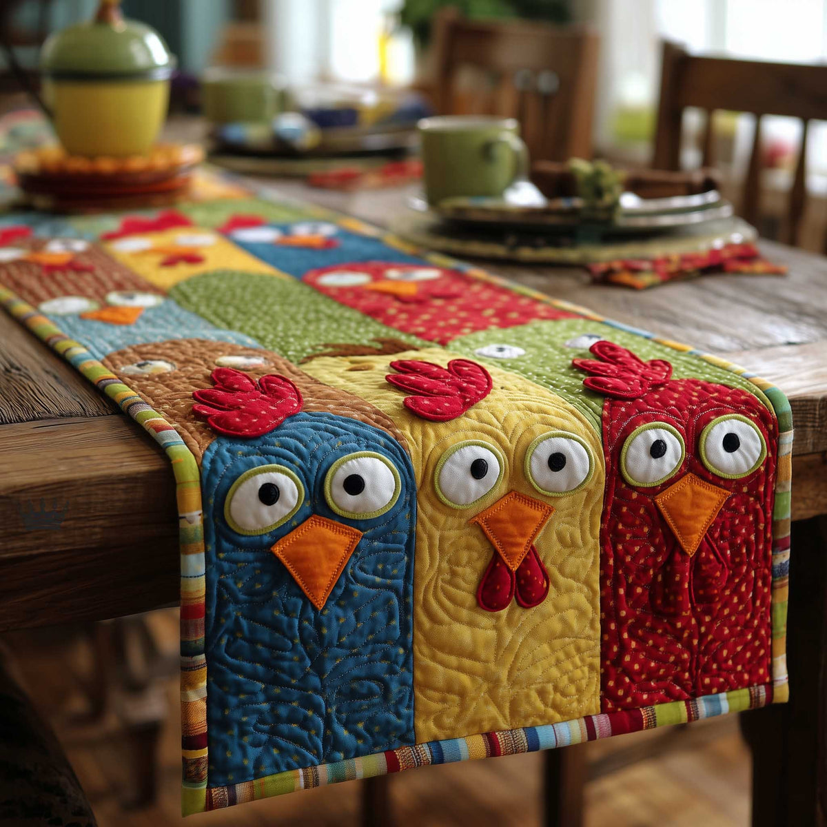 Country Coop Table Runner