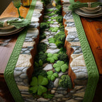Clover Stream Between Stone Banks Table Runner