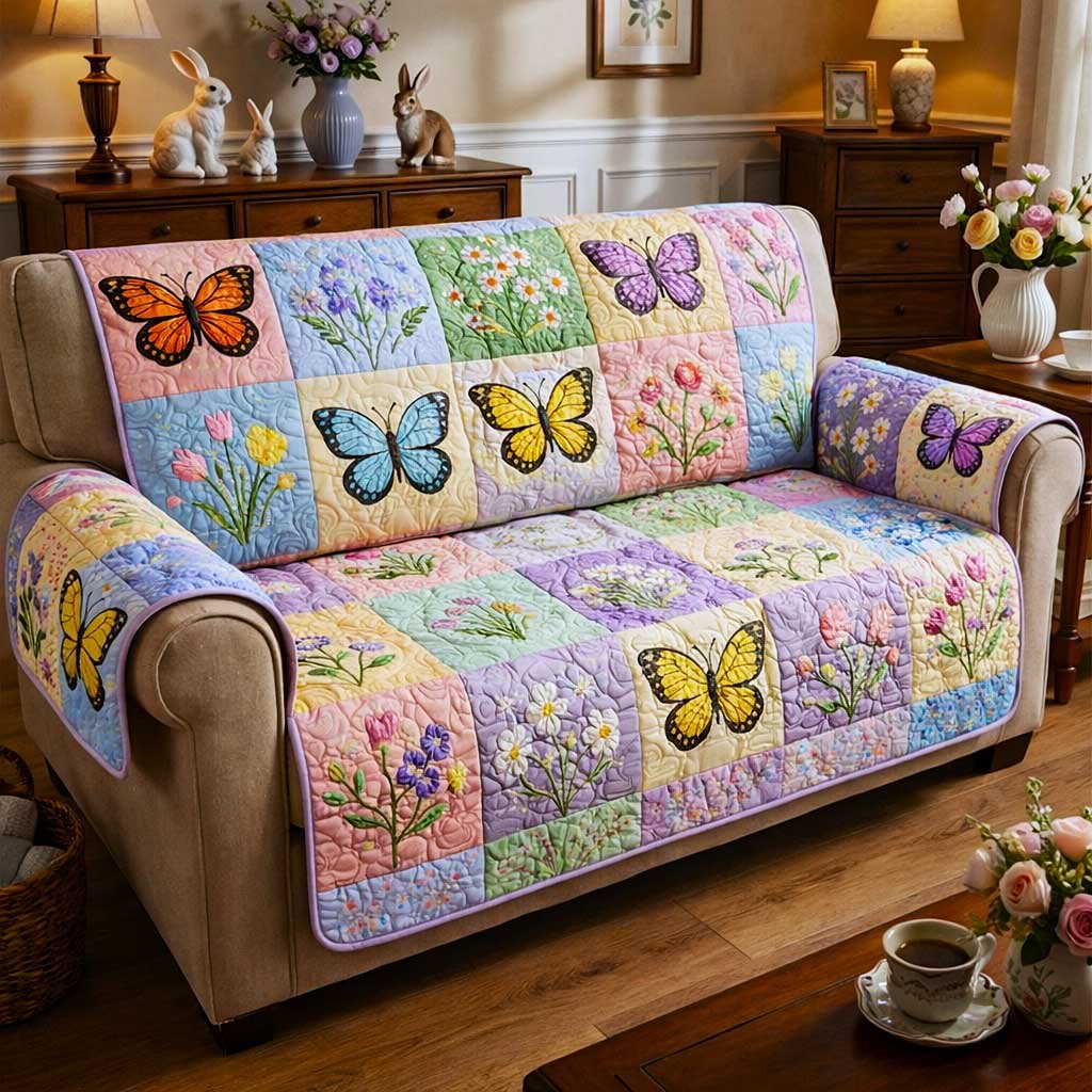 Flutter Bloom Sofa Cover