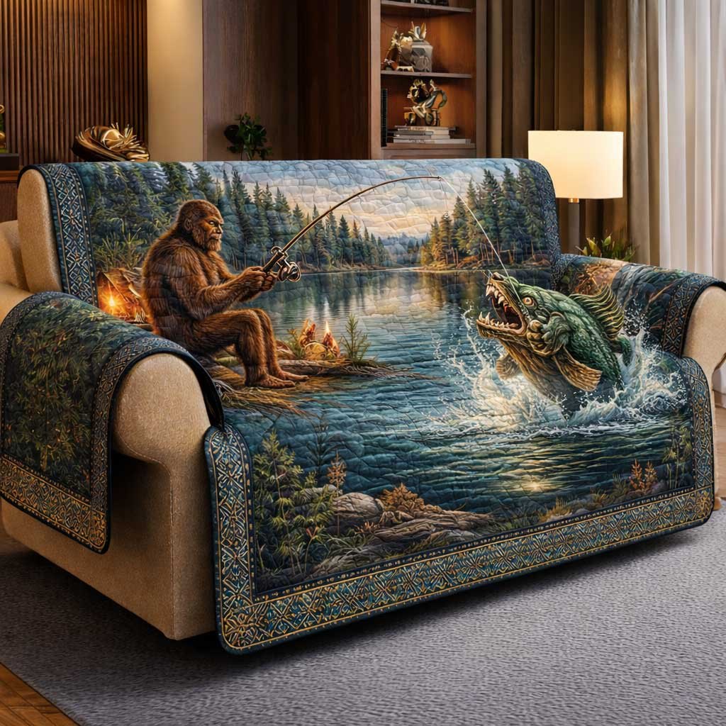 Forest Squatch Sofa Cover
