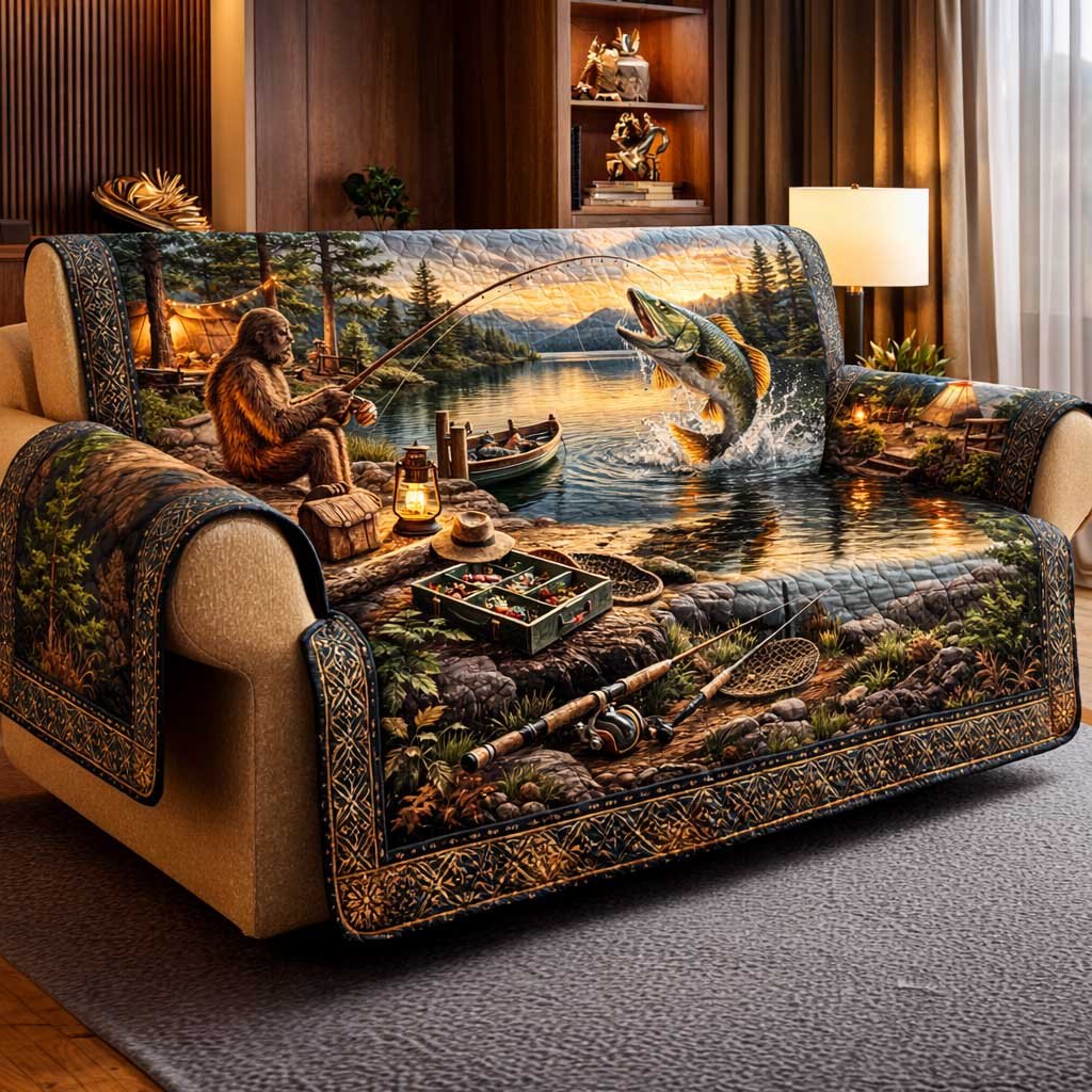 Hooked Lake Sofa Cover